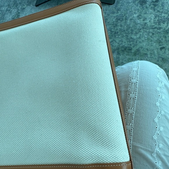 Celine vertical cabas in canvas natural and beige - Picture 7 of 9